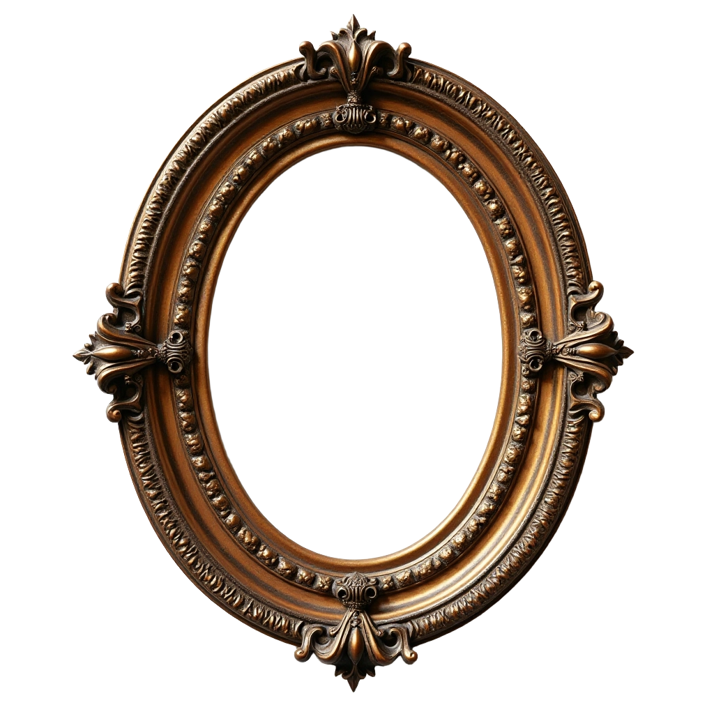 Ornate Oval Frame